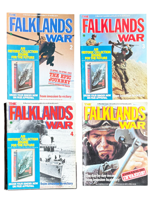 Complete Set Falklands War Magazines (Priced per Item) Props, Prop Hire
