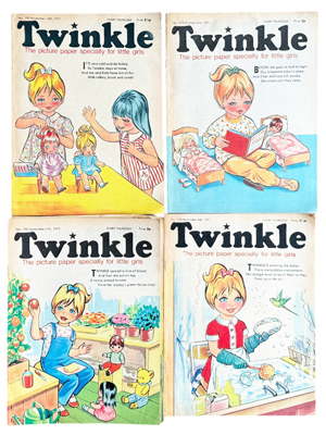 Vintage Twinkle Magazines Props, Prop Hire