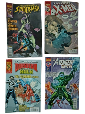 2000-2004 Superhero Magazines Hulk Spiderman etc Props, Prop Hire