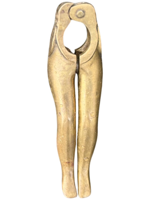 Lady Legs Brass Nutcrackers Vintage Props, Prop Hire