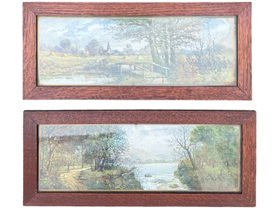 Limited Edition Country and River Scenes (pair priced individually) Props, Prop Hire