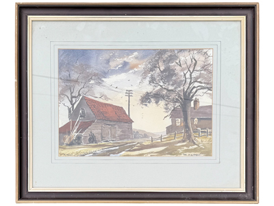 The Old Farm Glazed Watercolour Props, Prop Hire