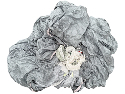 Parachutes Halo High Altitude Low Opening 11 Cells Grey Props, Prop Hire