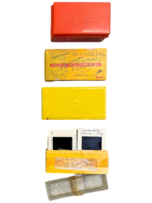 Eastman Slides in Boxes Props, Prop Hire