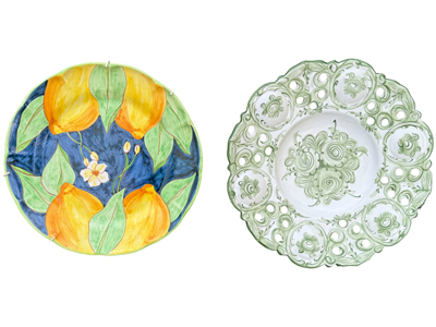 Handmade Decorative Wall Hanging Plates Props, Prop Hire