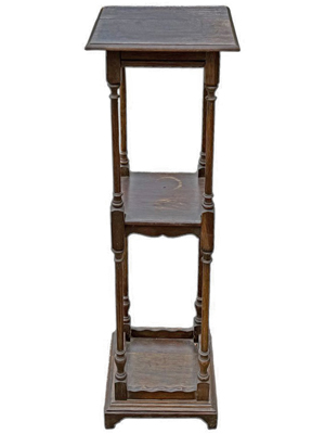 Antique Wood Tiered Pedestal Props, Prop Hire