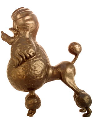 Poodle statue Props, Prop Hire