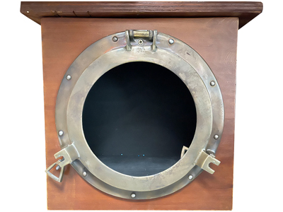 Freestanding Brass Ships Portholes Props, Prop Hire