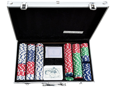 Poker Set in Box Props, Prop Hire