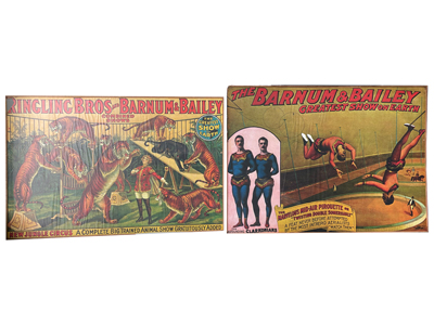 Vintage Circus Posters Props, Prop Hire