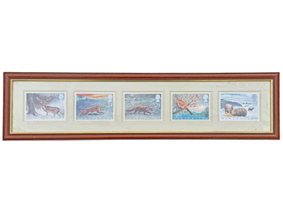 Wintertime Animals Stamps 90 Centimetre Wall Hanging Props, Prop Hire