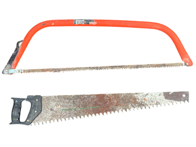 Bow Tree and Bone Saws Props, Prop Hire