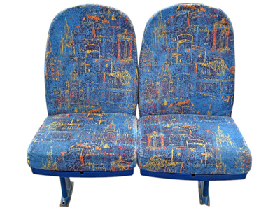 Bus Seats (2 sets available) Props, Prop Hire