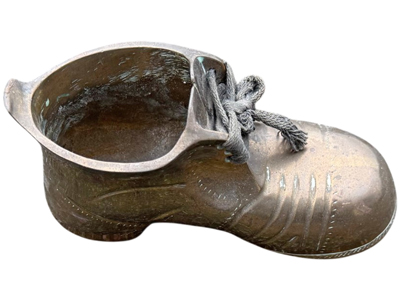 Brass Lucky Shoe Props, Prop Hire