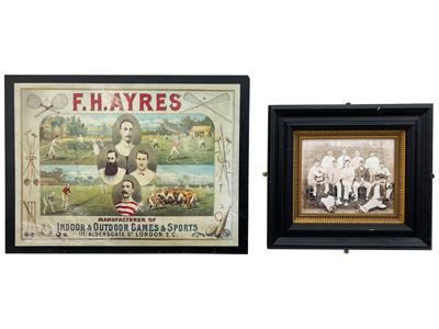 Cricket Club Wall Hangings Props, Prop Hire