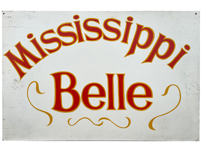Mississippi Belle Character Sign Props, Prop Hire