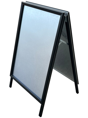 A Frame Metal Newsvendor News Shop Stand Props, Prop Hire