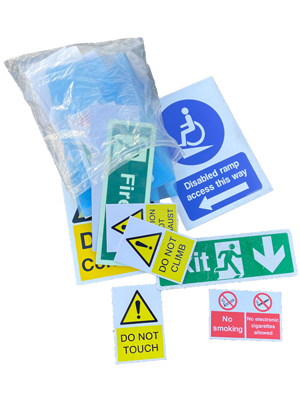 Fire and Safety Signs Props, Prop Hire