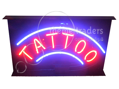Tattoo Neon Sign Props, Prop Hire