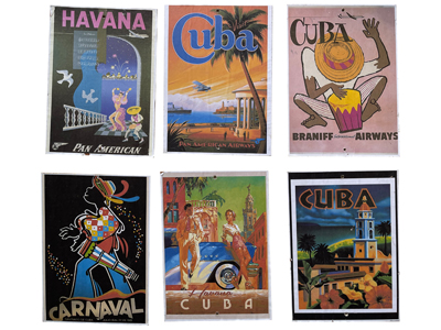 Assorted Cuba Havana Signs Props, Prop Hire