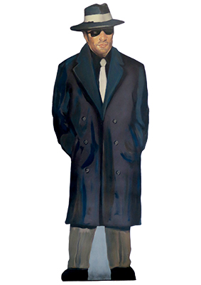 Gangster Silhouette Props, Prop Hire