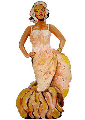 Marilyn Monroe SIlhouette Props, Prop Hire