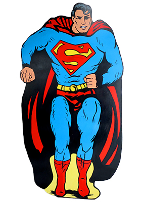 Superman Silhouette Props, Prop Hire