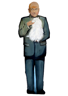 Bond Blofeld from You Only Live Twice Silhouette Props, Prop Hire