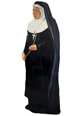 Blues Brothers' Sister Mary Stigmata Silhouette Props, Prop Hire