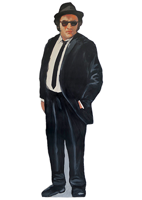 Blues Brothers' Joliet Jake Blues Silhouette Props, Prop Hire