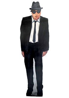 Blues Brothers' Elwood Blues Silhouette Props, Prop Hire