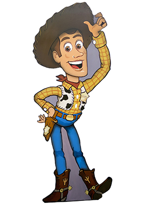 Woody Silhouette Props, Prop Hire