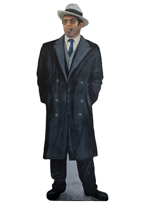 Untouchables' Al Capone Silhouette Props, Prop Hire