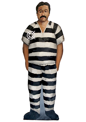 Prison Inmate Silhouette Props, Prop Hire