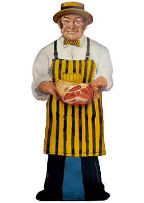 Butcher Sillhouette Props, Prop Hire