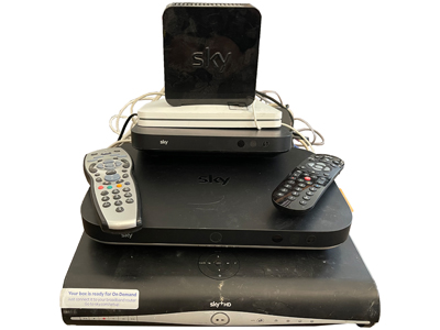 Sky Boxes and Controllers Props, Prop Hire