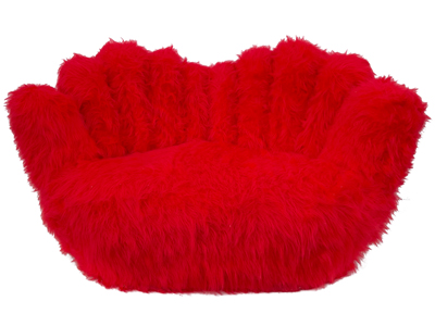 Funky Furry Hand Sofa Props, Prop Hire