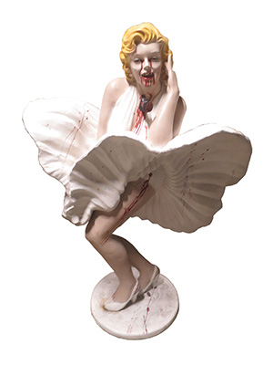 Horror Marilyn Monroe Statue Props, Prop Hire
