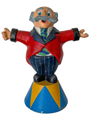 Small Ringmaster Statue Props, Prop Hire