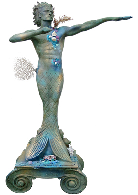 Statue Merman - Right Props, Prop Hire