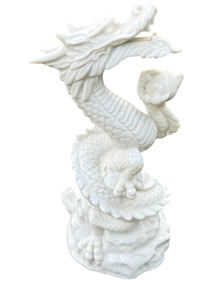 Glazed Ceramic Dragon Statuette Props, Prop Hire