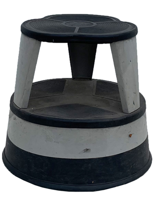 Office Rolling Vintage Desk Step Podium Props, Prop Hire