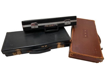 Masonic Leather Briefcases Props, Prop Hire
