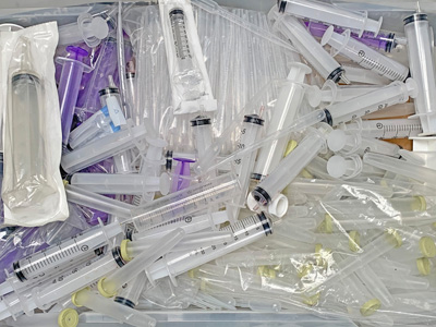 Plastic Syringes Props, Prop Hire
