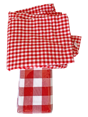 Gingham Table Cloth Props, Prop Hire