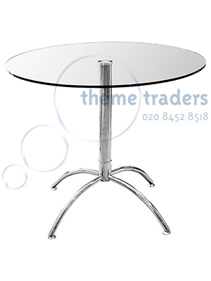Glass Table Props, Prop Hire