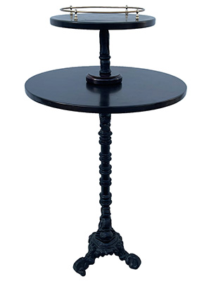 Pub Poseur Table Cast Iron Base Props, Prop Hire