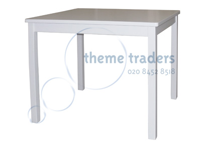 White Children Table Props, Prop Hire