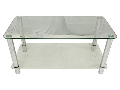 Glass Low Table Props, Prop Hire