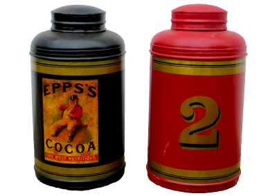 Tea Caddies Props, Prop Hire